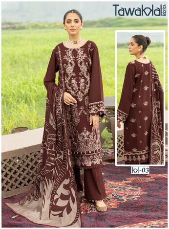 TAWAKKAL FAB MEHROZ LUXURY HEAVY COTTON COLLECTION 2022