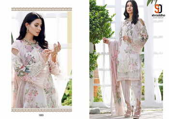 SHRADDHA DESIGNER OMBRE PAKISTANI DESIGNER SUITS WHOLESALE