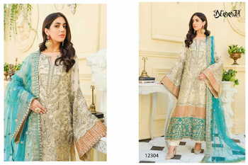 NOOR MARYAAM GEORGETTE WITH EMBROIDERY PAKISTANI SUITS