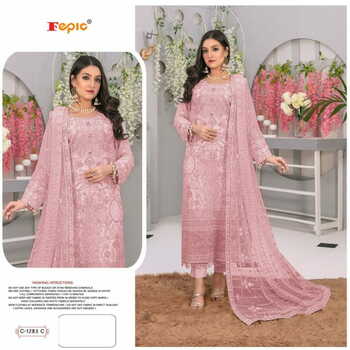 FEPIC ROSEMEEN C 1283 SERIES GEORGETTE PAKISTANI SUITS CATALOGUE