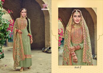 MISHAAL FAB D.NO 8016 A TO D PAKISTANI SUITS LATEST COLLCETION 2021