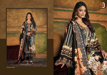 SHRADDHA DESIGNER AMIRA CAMBRIC COTTON PAKISTANI PRINT SUITS NEW CATALOGUE