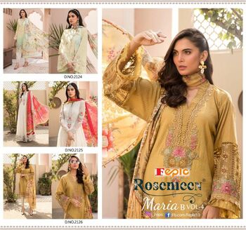 FEPIC ROSEMEEN MARIA B VOL 4 PAKISTANI SUITS LATEST CATALOGUE