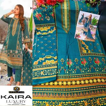 KEVAL FAB KAIRA VOL 10 COTTON LAWN KARACHI SUITS SUPPLIER SURAT