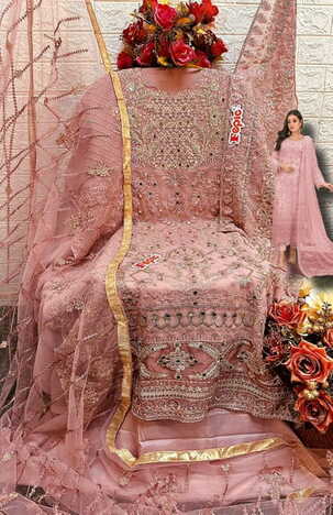 FEPIC ROSEMEEN C 1283 SERIES GEORGETTE PAKISTANI SUITS CATALOGUE