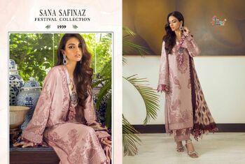 SHREE FABS SANA SAFINAZ FESTIVAL COLLECTION PAKISTANI SUITS LATEST CATALOGUE 2021