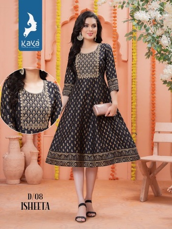 KAYA ISHEETA GOWN STYLE KURTIS ONLINE SUPPLIER SURAT