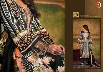 SHRADDHA DESIGNER AMIRA CAMBRIC COTTON PAKISTANI PRINT SUITS NEW CATALOGUE