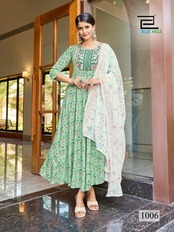 BLUE HILLS KOHINOOR READYMADE KURTIS SUPPLIER IN SURAT