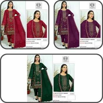 MUSHQ M 280 VELVET PAKISTANI SALWAR KAMEEZ SUPPLIER IN SURAT