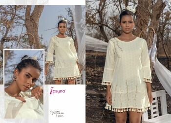 PSYNA VICTORIA COTTON SHORT KURTIS SUMMER COLLECTION 2022