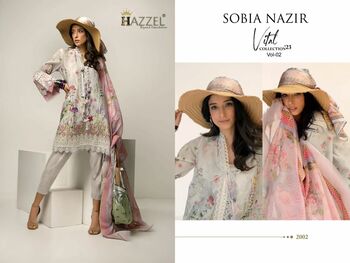 HAZZEL SOBIA NAZIR VOL 2 HEAVY PAKISTANI SUITS WHOLESALER