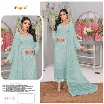 FEPIC ROSEMEEN C 1283 SERIES GEORGETTE PAKISTANI SUITS CATALOGUE