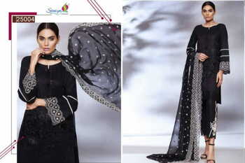 SANIYA CHARIZMA QURA BLACK AND WHITE PAKISTANI SUITS COLLECTION