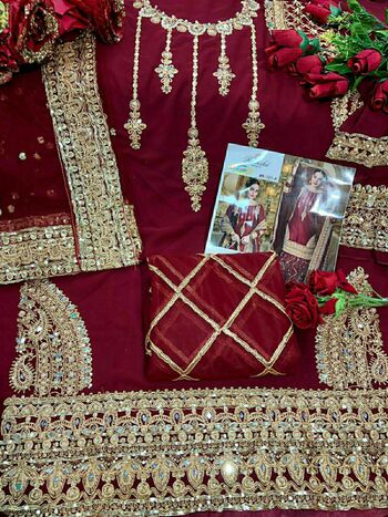 RAMSHA R 381 COLOUR PAKISTANI SUITS SUPPLIER