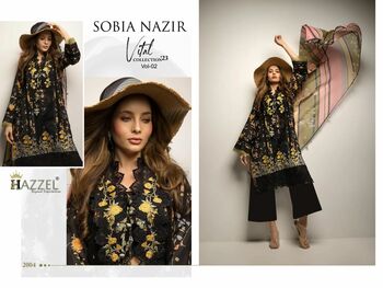 HAZZEL SOBIA NAZIR VOL 2 HEAVY PAKISTANI SUITS WHOLESALER