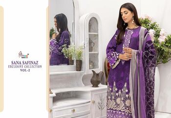 SHREE FABS SANA SAFINAZ EXCLUSIVE COLLECTION VOL 2 2337 TO 2342 SERIES