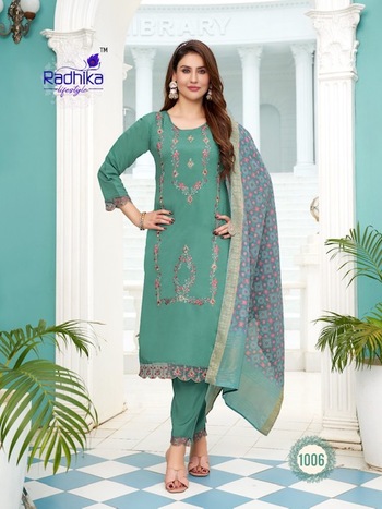 RADHIKA LIFESTYLE KASTURI VOL 1 DESIGNER KURTIS WHOLESALER