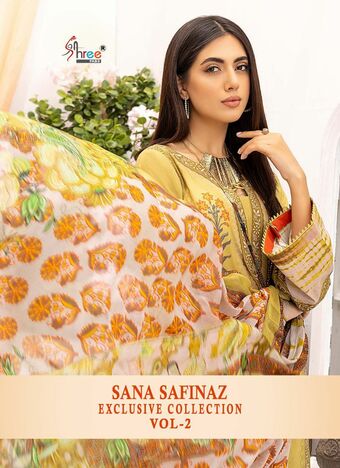 SHREE FABS SANA SAFINAZ EXCLUSIVE COLLECTION VOL 2 2337 TO 2342 SERIES