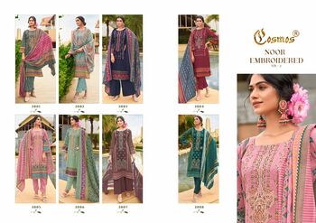 COSMOS NOOR EMBROIDERED VOL 2 PAKISTANI SUITS WHOLESALER