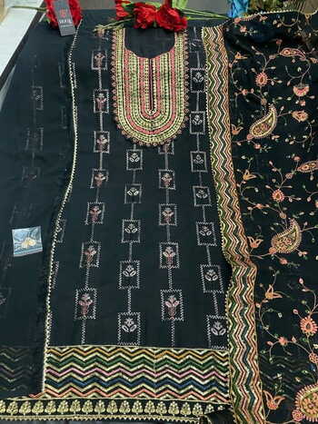 MISHAAL FAB D.NO 8016 A TO D PAKISTANI SUITS LATEST COLLCETION 2021