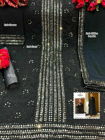 RAMSHA PRESENT R 346 A TO E PAKISTANI SALWAR KAMEEZ MANUFACTURER