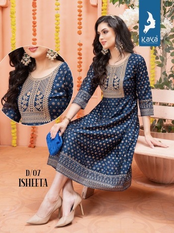 KAYA ISHEETA GOWN STYLE KURTIS ONLINE SUPPLIER SURAT