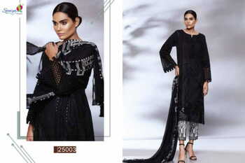 SANIYA CHARIZMA QURA BLACK AND WHITE PAKISTANI SUITS COLLECTION