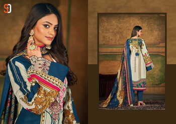 SHRADDHA DESIGNER AMIRA CAMBRIC COTTON PAKISTANI PRINT SUITS NEW CATALOGUE