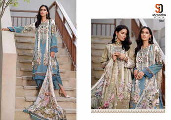 SHRADDHA DESIGNER OMBRE PAKISTANI DESIGNER SUITS WHOLESALE