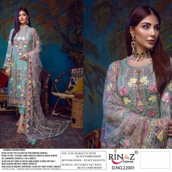 RINAZ FASHION ADAN LIBAS VOL 13 FOUX GEORGETTE PAKISTANI SALWAR KAMEEZ