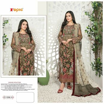 FEPIC ROSEMEEN C 1266 SERIES GEORGETTE PAKISTANI SUITS