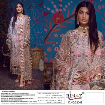 RINAZ FASHION ADAN LIBAS VOL 13 FOUX GEORGETTE PAKISTANI SALWAR KAMEEZ