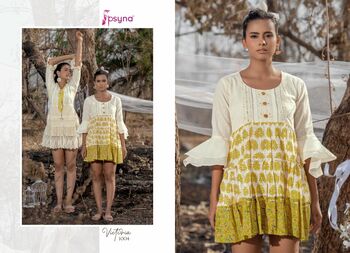 PSYNA VICTORIA COTTON SHORT KURTIS SUMMER COLLECTION 2022