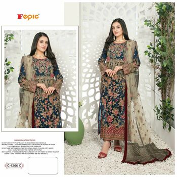 FEPIC ROSEMEEN C 1266 SERIES GEORGETTE PAKISTANI SUITS