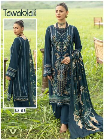 TAWAKKAL FAB MEHROZ LUXURY HEAVY COTTON COLLECTION 2022