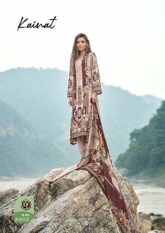 KEVAL FAB KAINAT VOL 6 COTTON PRINT KARACHI SUITS WHOLESALE