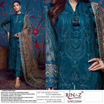 RINAZ FASHION ADAN LIBAS VOL 13 FOUX GEORGETTE PAKISTANI SALWAR KAMEEZ