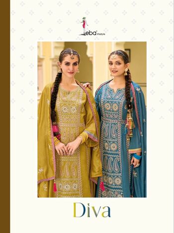 EBA LIFESTYLE DIVA DESIGNER READYMADE EMBROIDERY KURTI SUPPLIER IN SURAT