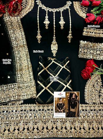 RAMSHA R 381 COLOUR PAKISTANI SUITS SUPPLIER