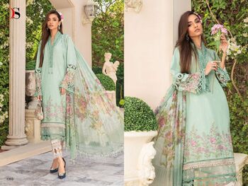 DEEPSY MARIA B M PRINT VOL 22 2 PAKISTANI SUITS ST SURAT