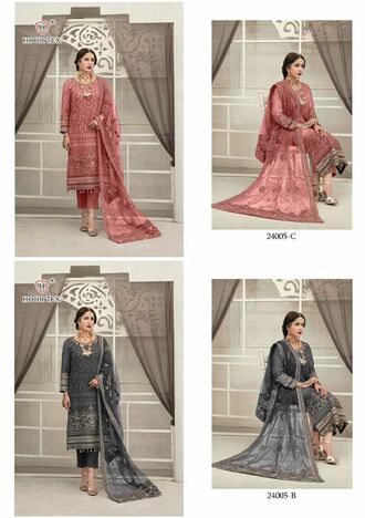 HOOR TEX 24005 A TO H PAKISTANI SUITS LATEST CATALOGUE 2022