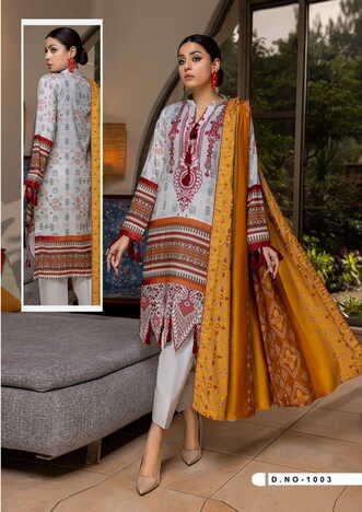 KF DESIGNER JOHRA COTTON KARACHI SUITS COLLECTION 2023