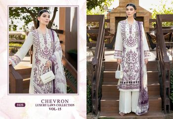 SHREE FABS CHEVRON LUXURY LAWN COLLECTION VOL 15 LAWN EMBROIDERY PAKISTANI SUITS