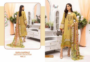 SHREE FABS SANA SAFINAZ EXCLUSIVE COLLECTION VOL 2 2337 TO 2342 SERIES