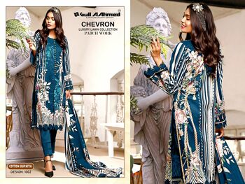 GULLAAHMED CHEVRON LAWN COLLECTION SALWAR SUITS WHOLESALER