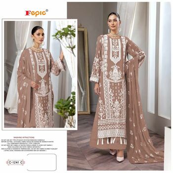 FEPIC ROSEMEEN C 1241 SERIES GEORGETTE PAKISTANI SUITS LATEST COLLECTION