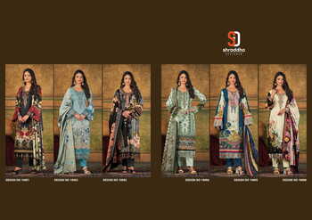 SHRADDHA DESIGNER AMIRA CAMBRIC COTTON PAKISTANI PRINT SUITS NEW CATALOGUE