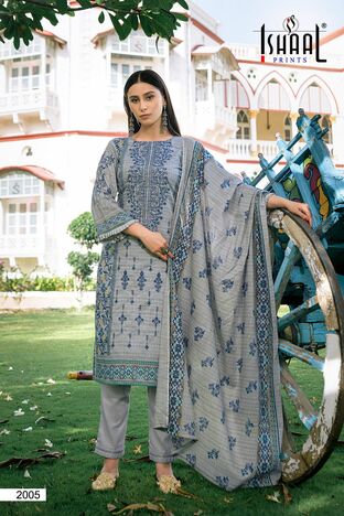 ISHAAL PRINTS EMBROIDERED LAWN VOL 2 LAWN KARACHI SUITS AT BEST PRICE