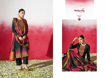 MUMTAZ ARTS CHAAP TILAK JAM SATIN DIGITAL PRINTED SUITS NEW CATALOGUE